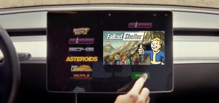 Tesla’nın Araç İçi Eğlence Sistemine Fallout Shelter Oyunu Eklendi